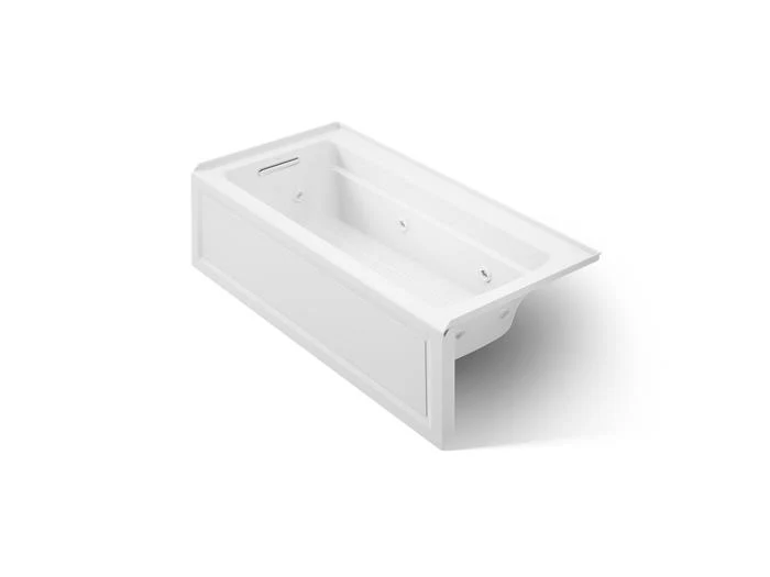 Kohler - Archer 66 X 32 Inch Integral Apron Whirlpool With Integral Flange White / Left