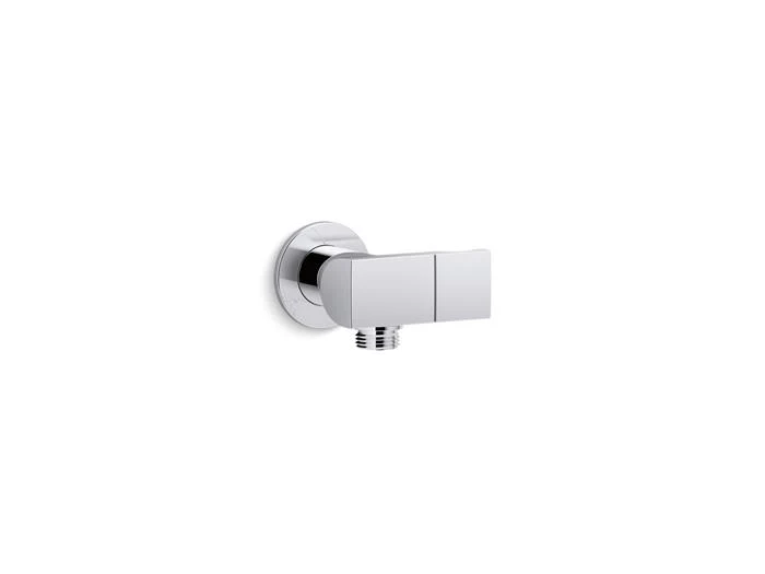 Kohler - Exhale Wall-Mount Handshower Holder With Supply Elbow And Check Valve Polished Chrome