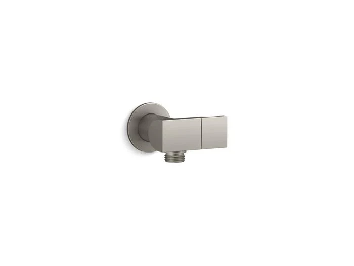 Kohler - Exhale Wall-Mount Handshower Holder With Supply Elbow And Check Valve Vibrant Brushed Nickel