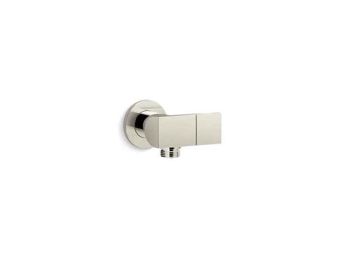 Kohler - Exhale Wall-Mount Handshower Holder With Supply Elbow And Check Valve Polished Nickel