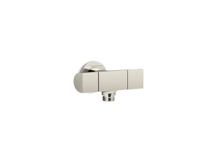 Kohler - Exhale Wall-Mount Handshower Holder With Supply Elbow And Volume Control Polished Nickel