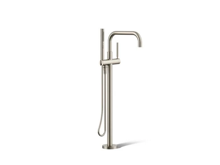 Kohler - Purist Freestanding Bath Faucet Trim Vibrant Brushed Nickel