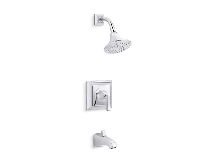 Kohler - Memoirs Stately Rite-Temp Bath And Shower Trim Kit, 2.5 Gpm Polished Chrome