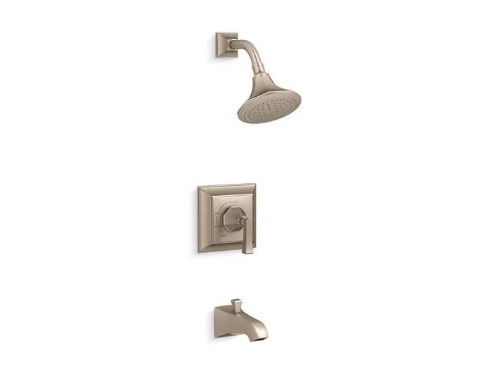 Kohler - Memoirs Stately Rite-Temp Bath And Shower Trim Kit, 2.5 Gpm Vibrant Brushed Bronze