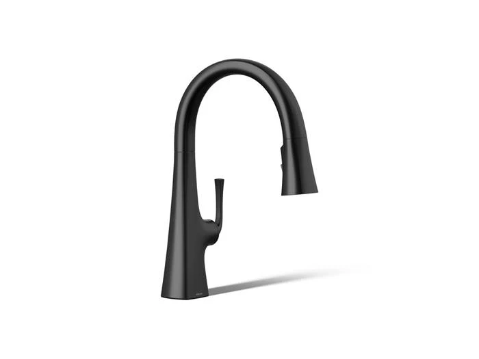 Kohler - Graze Pull-Down Kitchen Faucet Matte Black