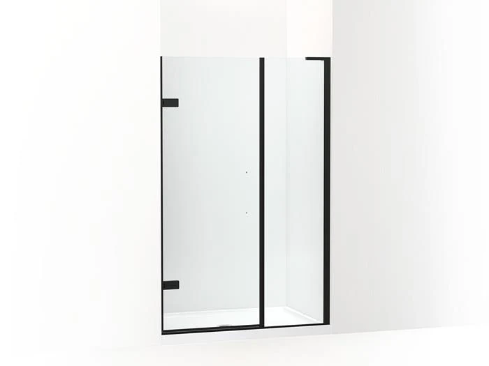 Kohler - Composed 3/8 Inch Pivot Door Glass And Hardware, No Handle 71.5X46.75 Matte Black
