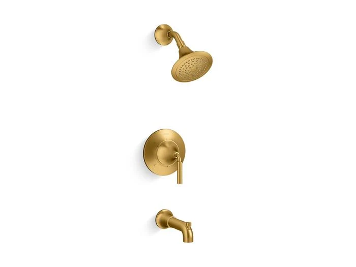 Kohler - Tone Rite-Temp Bath And Shower Trim 2.5 Gpm Vibrant Brushed Moderne Brass