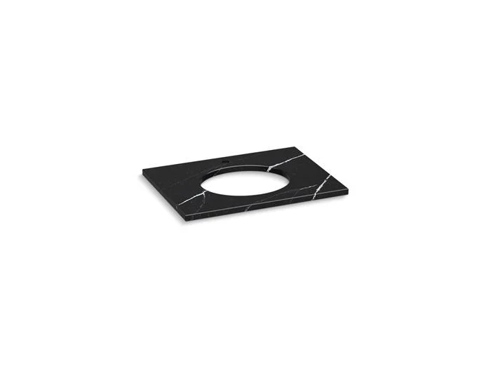 Kohler - Silestone 31 Inch Quartz Vanity Top With Oval Cutout Eternal Marquina
