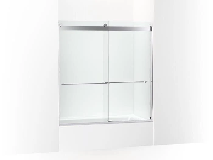 Kohler - Levity Plus 5/16 Door 62X59-5/8 Tb Bright Polished Silver