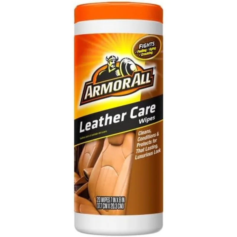 Armor All Leather Lenços Automotivo Condiciona/protege Couro