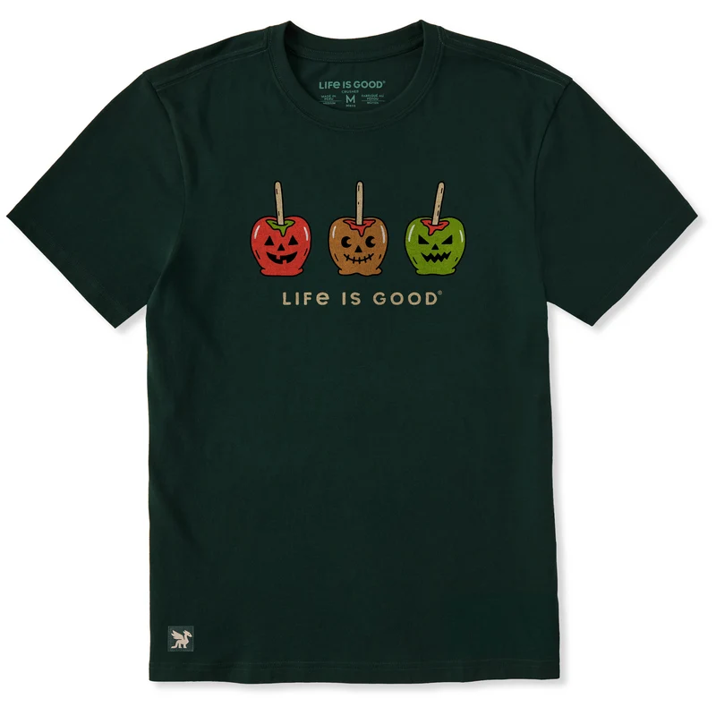Men's Candy Apple Jacks Short Sleeve Crusher Tee Treeline Green / XL / Crusher
