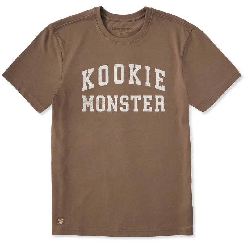 Men's Kookie Monster Arch Short Sleeve Crusher Tee Mushroom Brown / S / Crusher