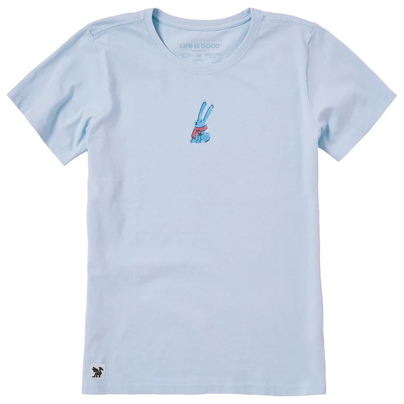 Women's Cozy Rabbit Short Sleeve Crusher Tee Glacier Blue / S / Crusher