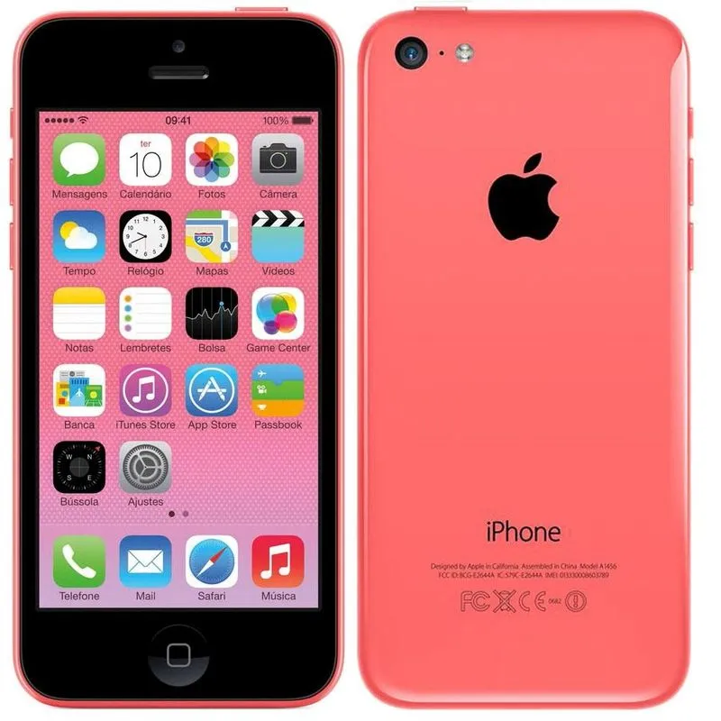 USADO: iPhone 5C Apple 32GB Rosa (Muito Bom) - Mais Barato Store