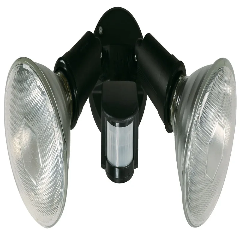 Lámpara Exterior Ref Negro 2L E27 150W Sens Mov