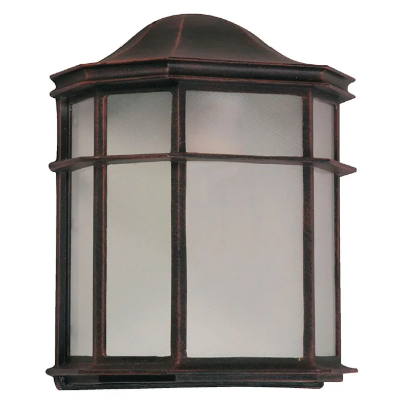 Lámpara exterior de pared óxido E27 1 luz 60W Ikelite - Exterior