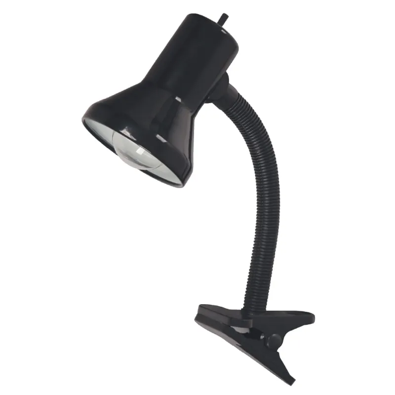 Lámpara Escr De Horquilla Negro 1L E27 40W