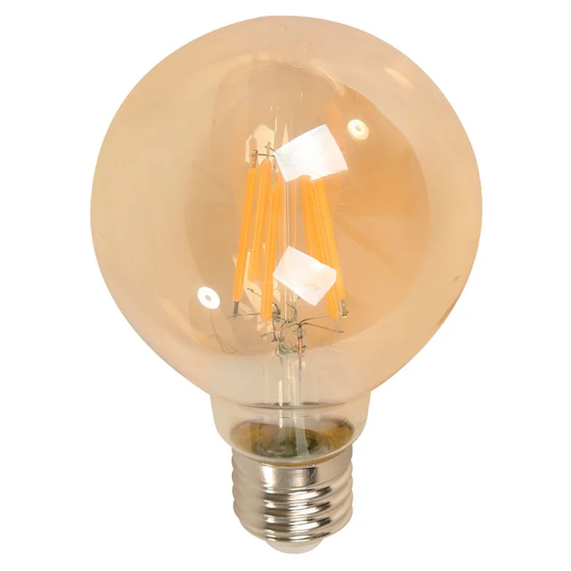 Bombillo Led filamento G95 E27 6W 100-265V 2700K Ecomax