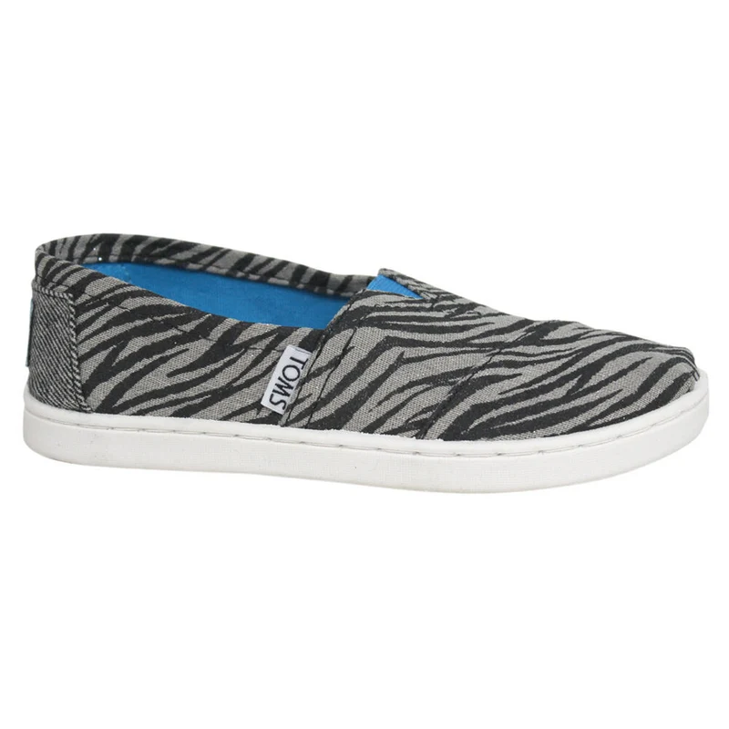 Toms Classic Kids Black Espadrilles 1