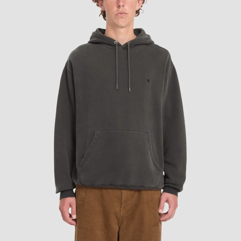 Volcom Single Stone Pw Pullover Hoodie Rinsed Black X-Large