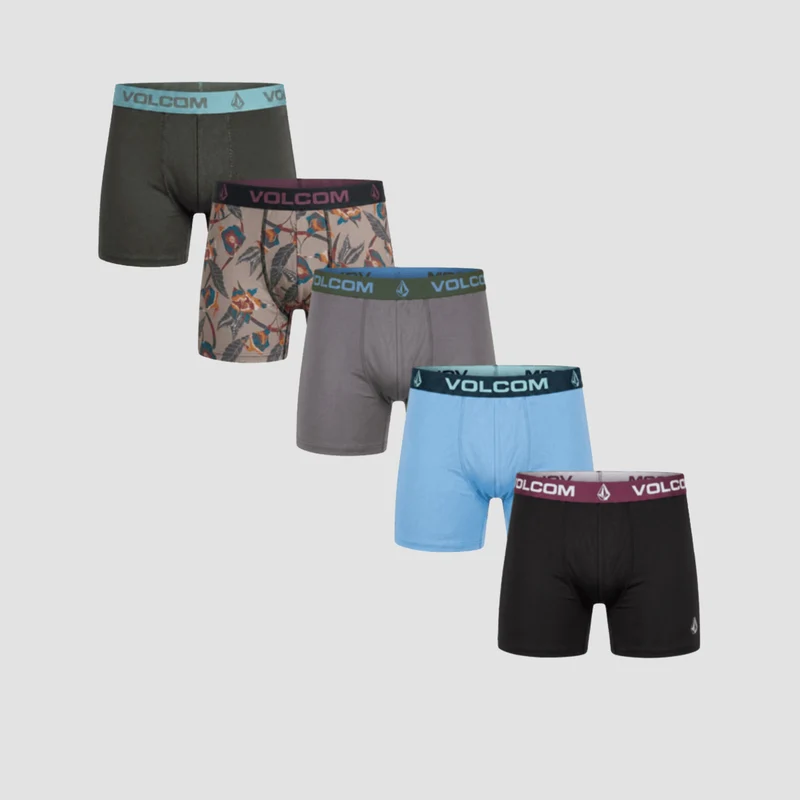 Volcom Performance Boxer Briefs 5 Pack Mix GN X-Large