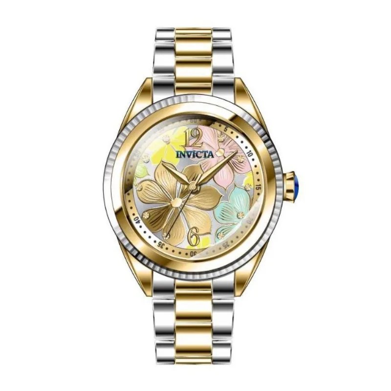 Reloj Invicta 37138 Plata, Oro, Verde, Azul, Rosa Dama