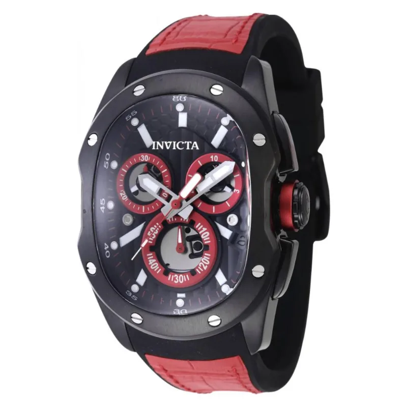 Reloj Invicta 45436 Negro Rojo Hombre
