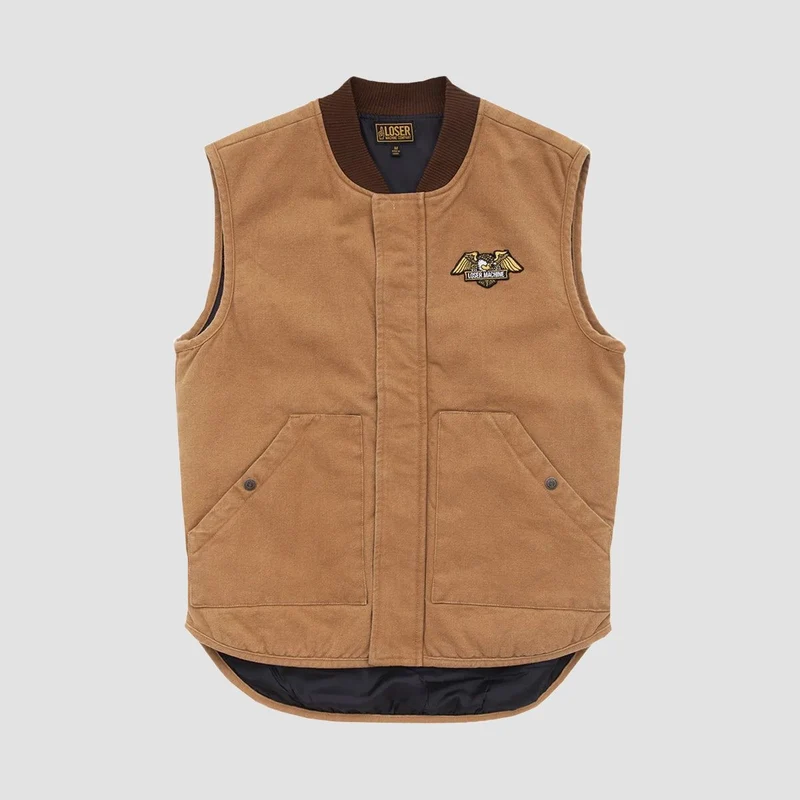 Loser Machine Condor II Vest Jacket Caramel Large / Caramel