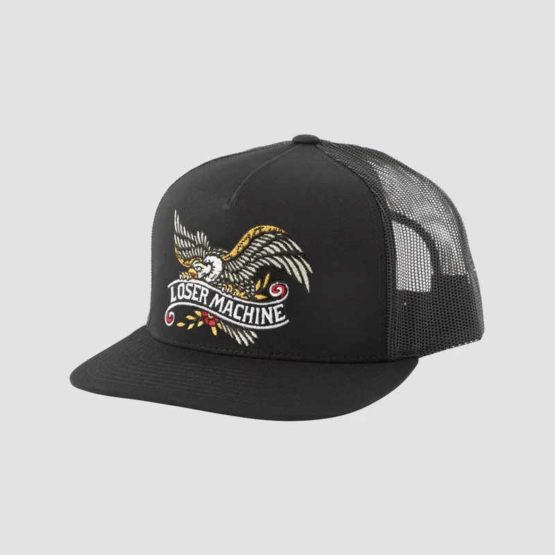 Loser Machine Glory Trucker Cap Black Black