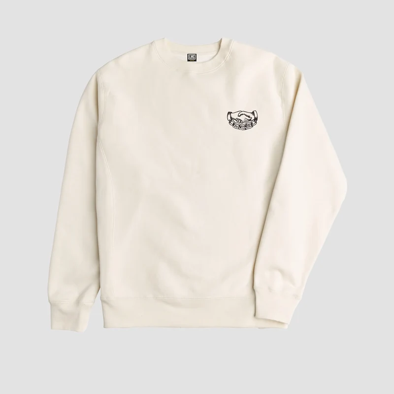 Loser Machine Secret Society Crew Sweatshirt Bone X-Large / Bone