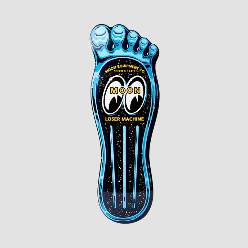 Loser Machine X Mooneyes Gas Pedal Skateboard Deck Blue - 10.6" 10.60 Inches / Blue
