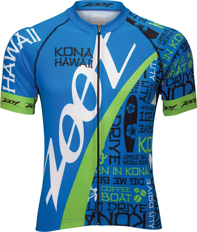 Zoot Ultra Ali'i Men's Ali'I Jersey Blue/Green XL