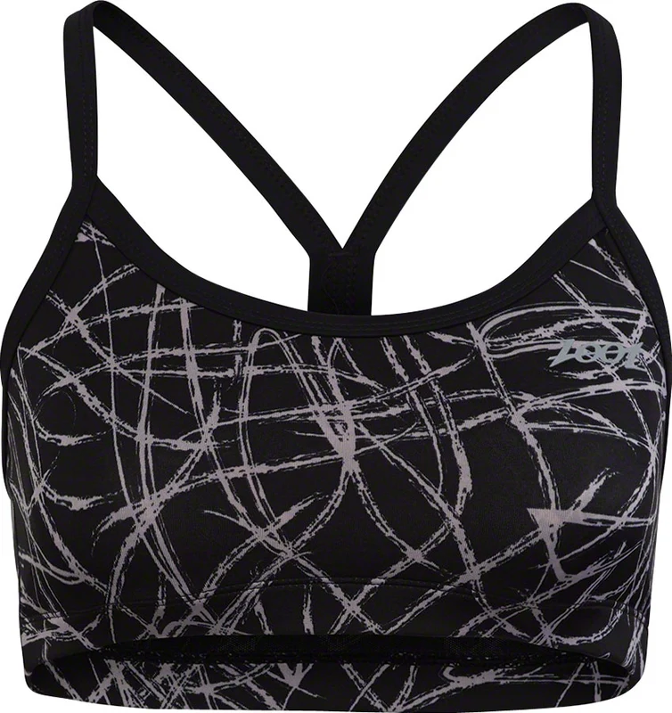 Zoot Performance Tri Bra Women's Cami Sports Bra Black Static LG