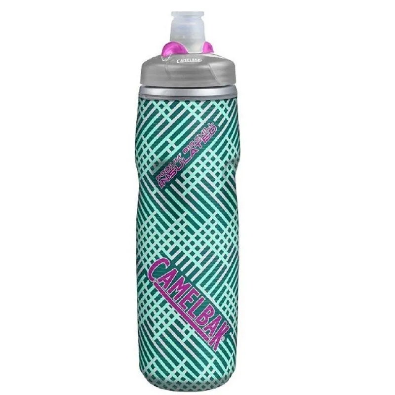 Garrafa para Ciclismo Podium Chill 620ml Camelbak Azul com Rosa