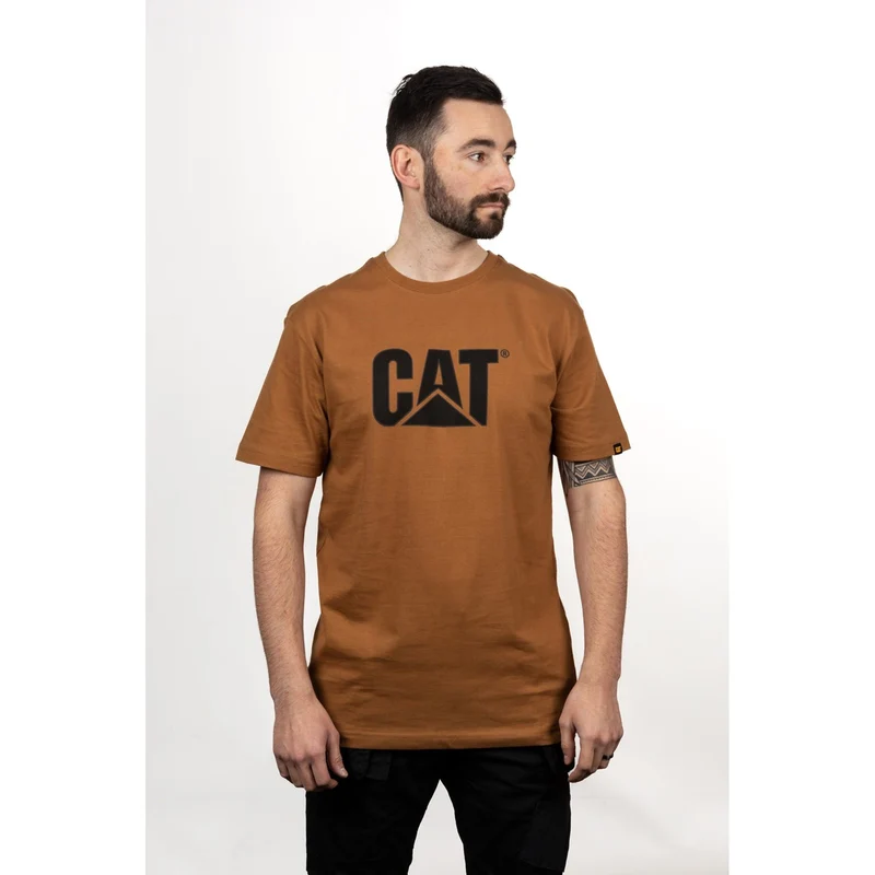 Caterpillar Trademark Logo T-Shirt Bronze / 4XL