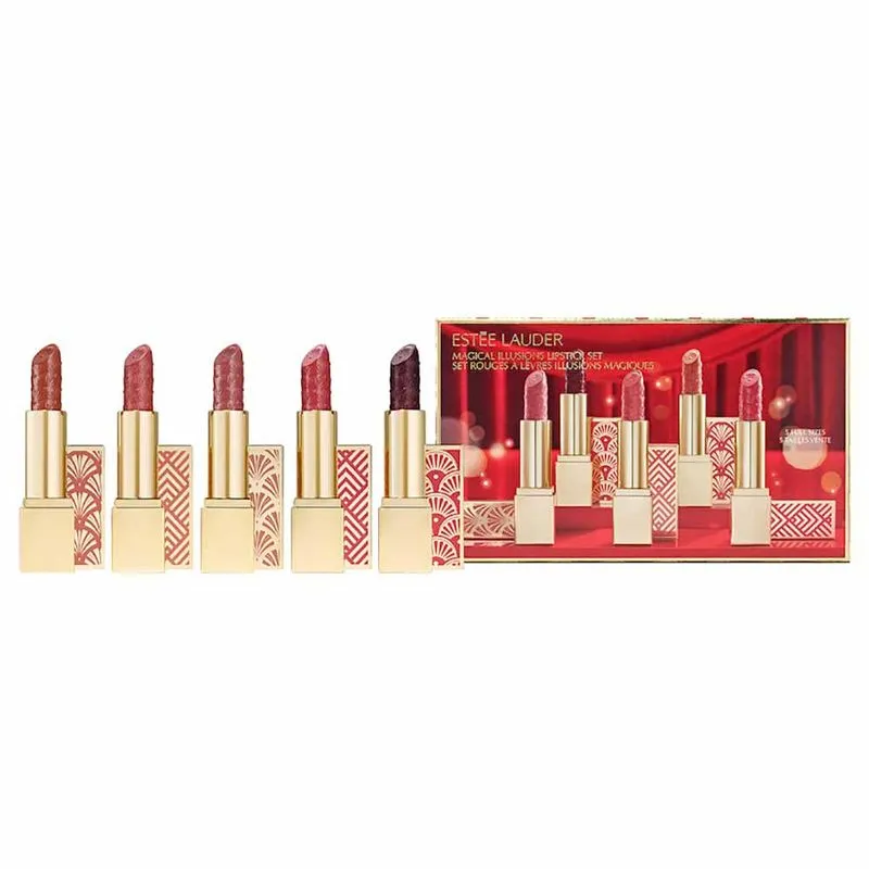 Estée Lauder Magical Illusions Kit Presentável Edição Limitada com 5 Batons Kit