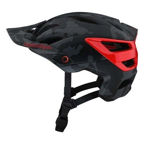 TLD A3 AS Helmet MIPS Camo Grey/Red MD/LG