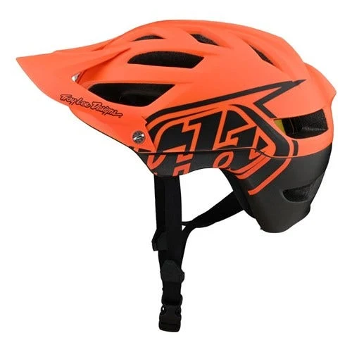 Troy Lee Designs A1 AS Drone Mountain Bike Helmet Fire Red XL