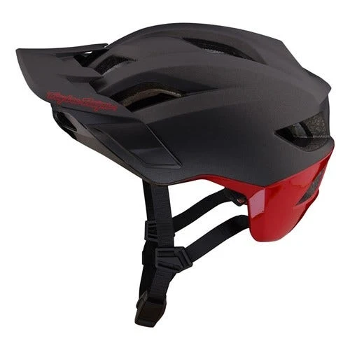 TLD Flowline SE AS Radian Helmet MIPS Charcoal/Red XS/SM