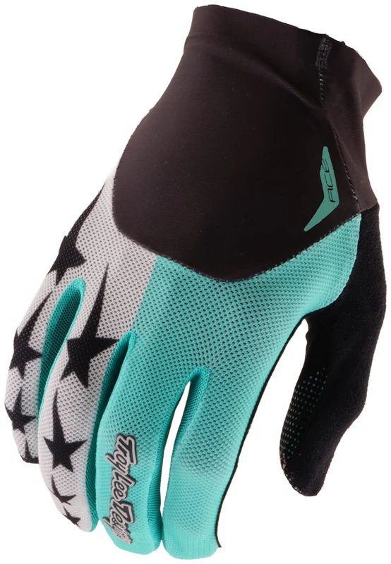 Troy Lee Designs Ace 2.0 Gloves Yo Moto Real Teal / Large