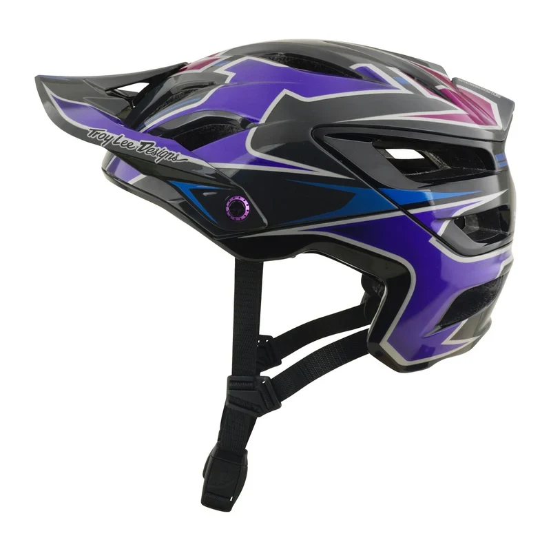 Troy Lee Designs A3 Helmet w/MIPS Mask Purple Black / Purple / XL/2X