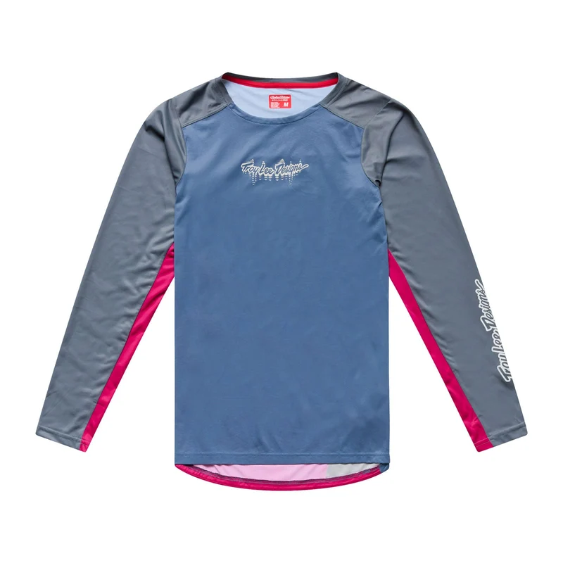 Maglia TROY LEE DESIGNS SKYLINE PRO DESCEND a maniche lunghe ardesia XXL