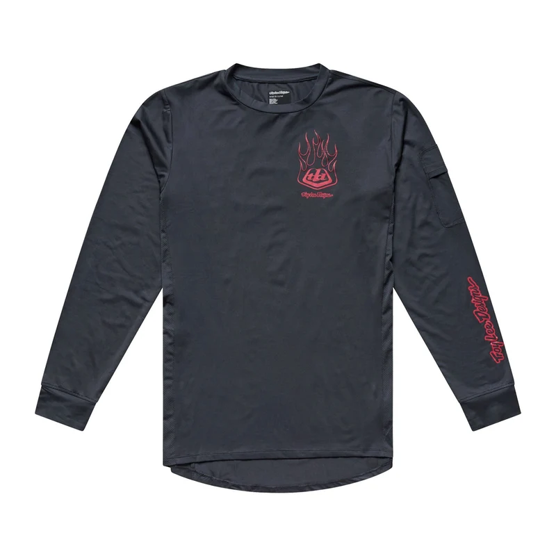 Ruckus Ride Long Sleeve Tee Ember - Carbon / XL