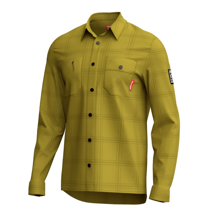 Troy Lee Designs Ruckus Ride Flannel - Yd Plaid Acid / S