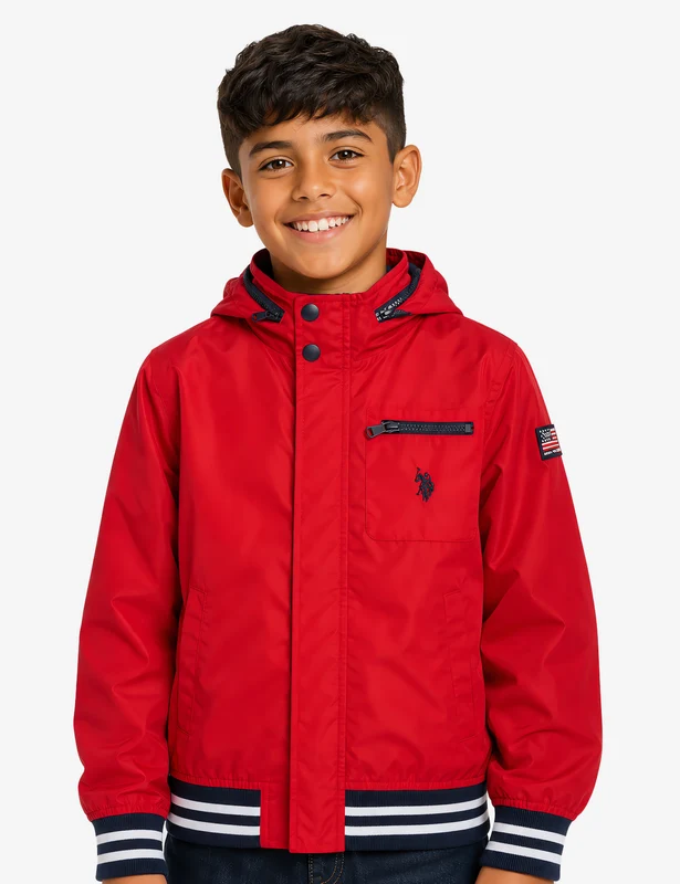 BOYS YACHT JACKET Engine Red / XS
