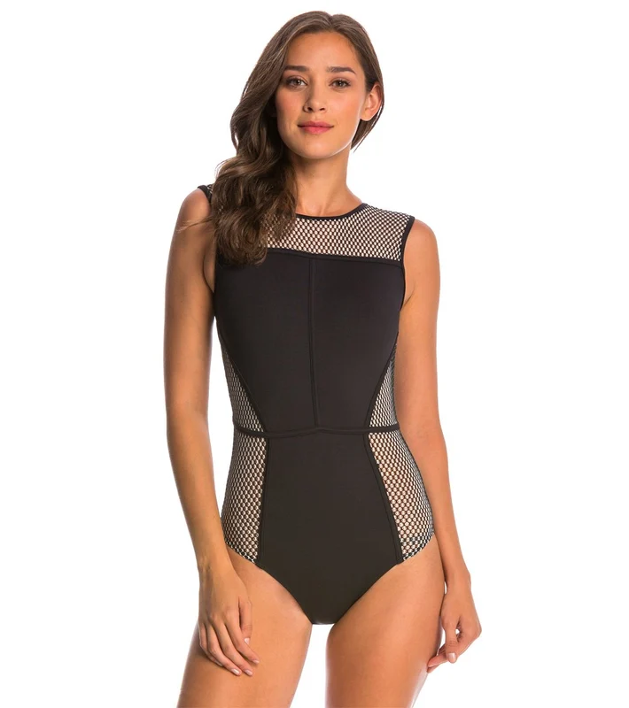 KORAL Fortune One Piece Yoga & Dance Leotard Black / M