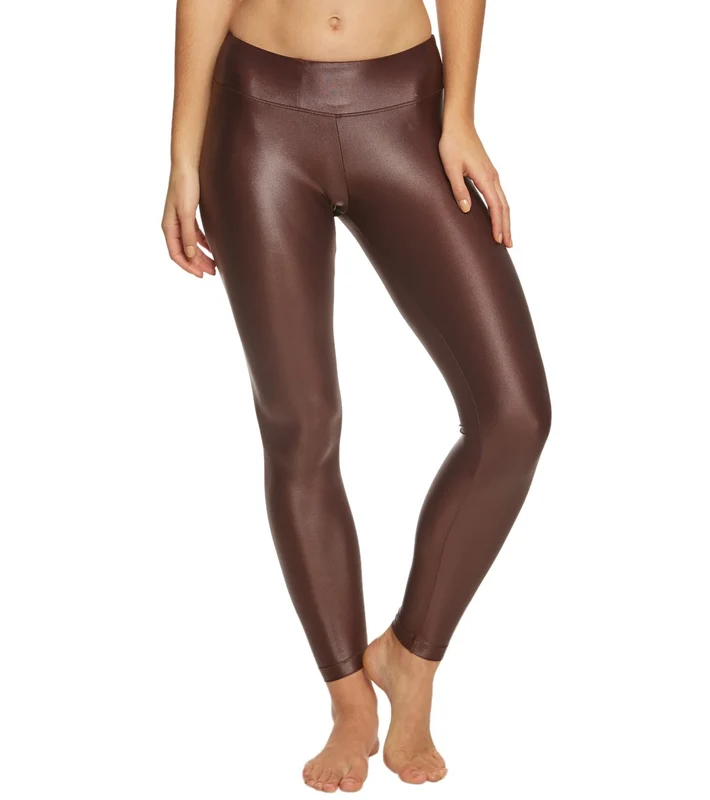 KORAL Lustrous Yoga Leggings Bordeaux / M