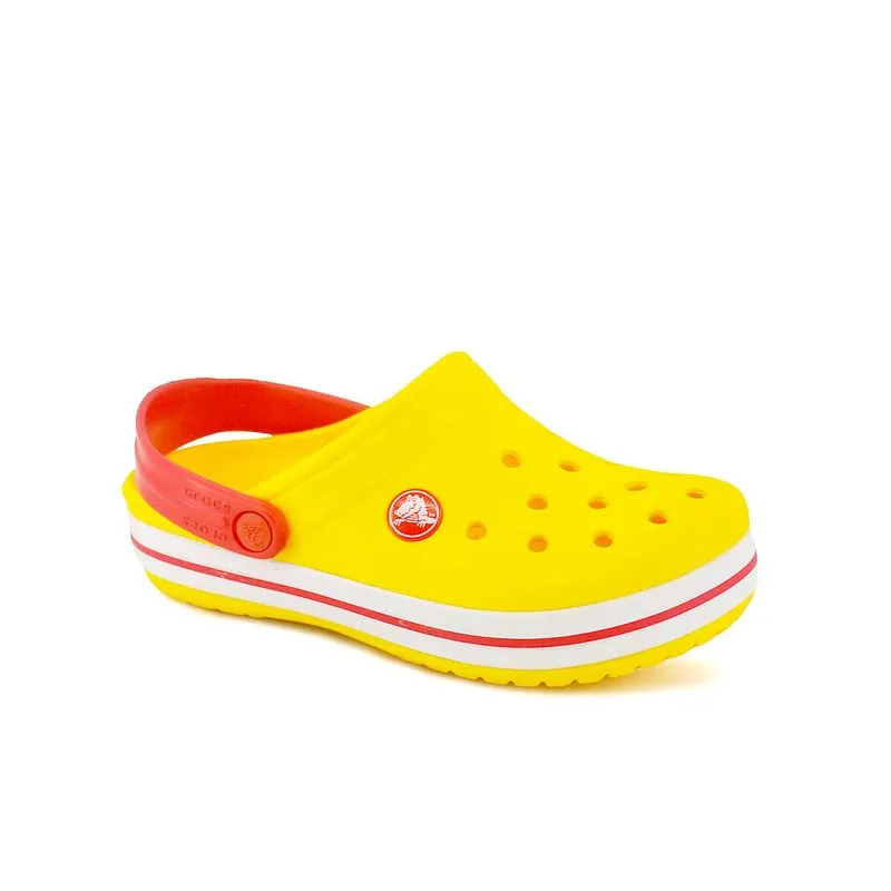 Sandalia Crocs Crocband Kids Yellow/Red Talle: 33/34 - Color: Amarillo