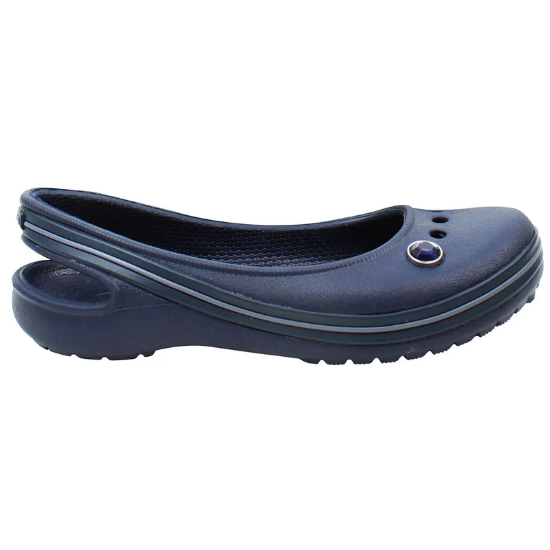 Crocs Genna II Gem Kids Navy Sandals 10k