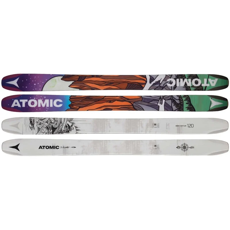 Ski Atomic Bent Chetler 120 + Warden Mnc 13 White/black
